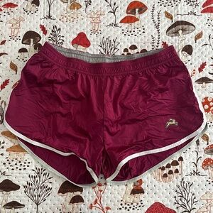 Tracksmith Maroon Athletic Shorts